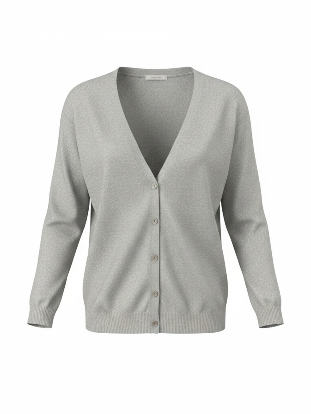 Joe Fresh sparkling silver and grey V-Neck Button-Front Cardigan